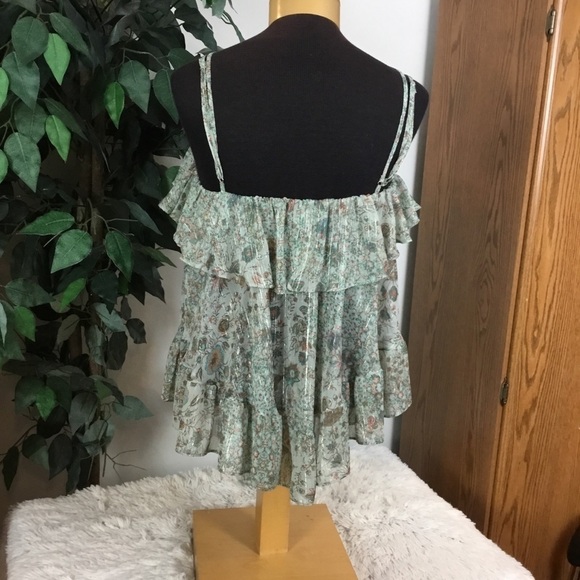 VICTORIA’S Secret XS cami style layered front floral semi sheer - Picture 6 of 15